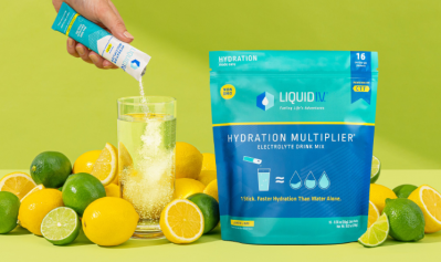 Liquid I.V. Hydration Multiplier Electrolyte Drink Mix in lemon lime flavour. © Liquid I.V. Facebook 