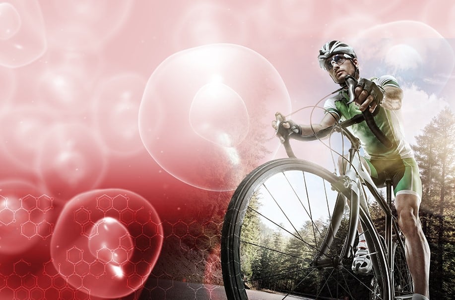 Male cyclist