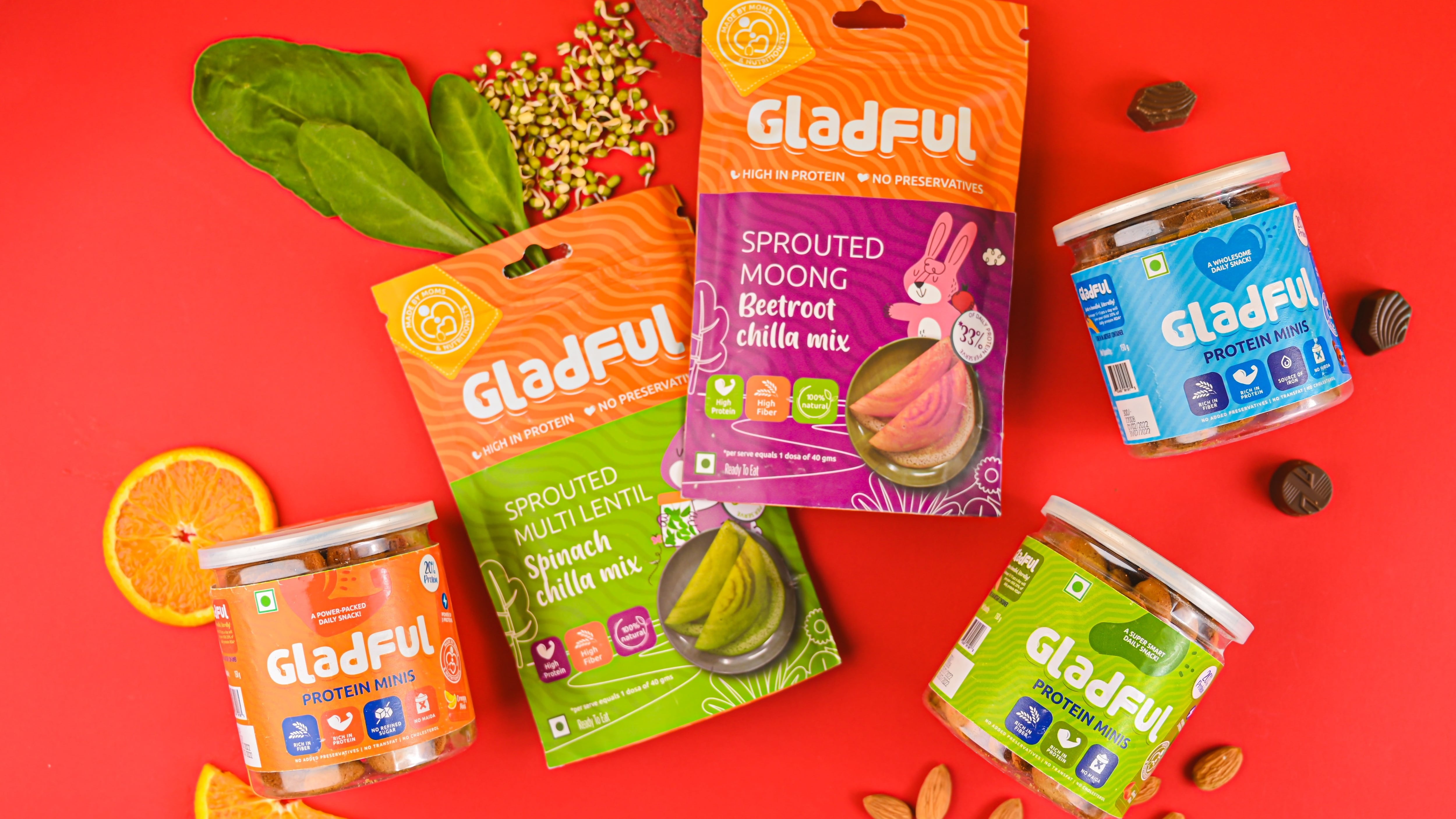 Packing tradition in convenience: India’s Gladful on family-friendly formats to address India’s protein deficiency problem