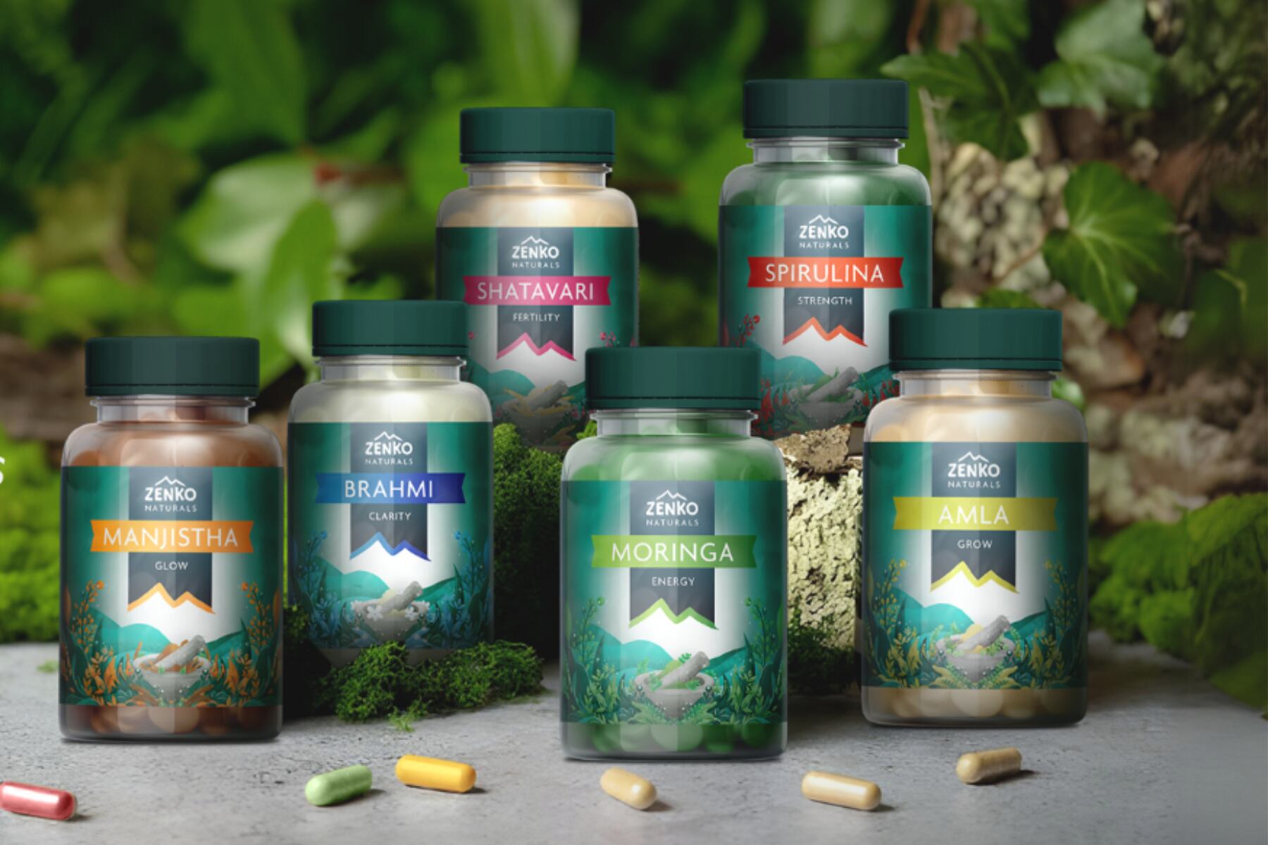 Zenko's supplements range covers sports performance, women’s health, and cognitive wellness.