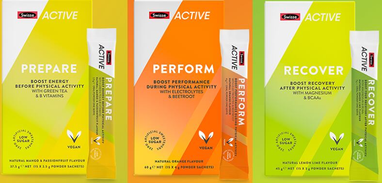 Active approach: Swisse debuts three-stage sports nutrition for everyday consumers