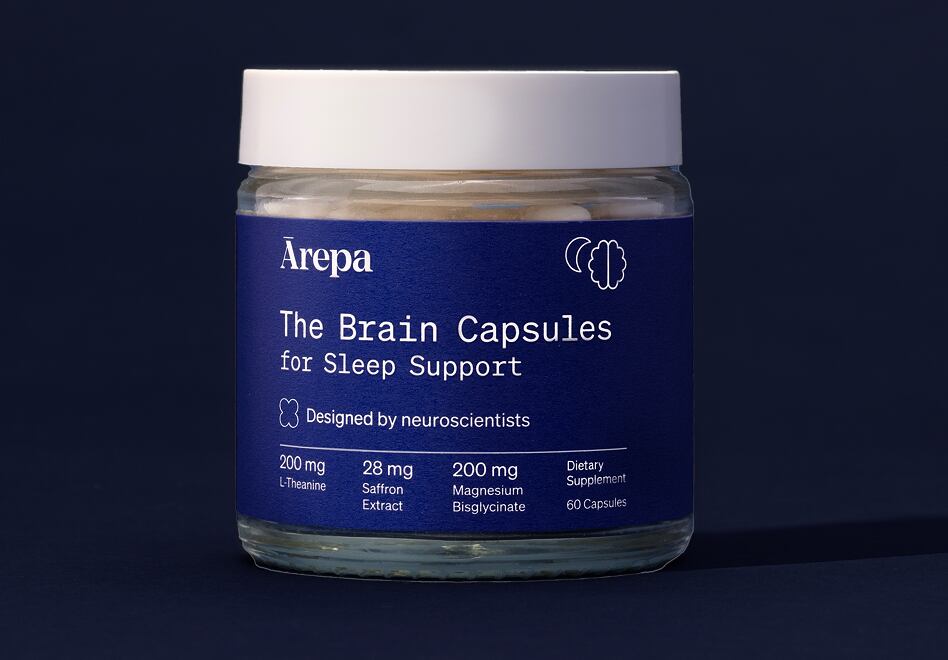 Ārepa's The Brain Capsules for Sleep Support