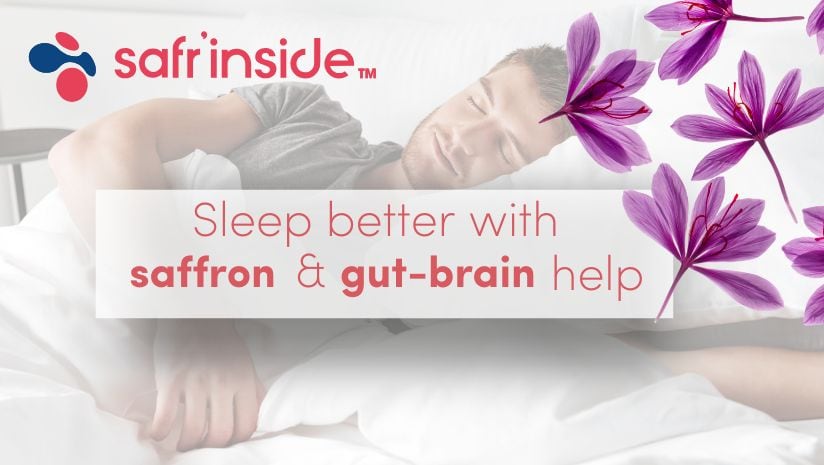 Sleep Better with Saffron and Gut-Brain Help