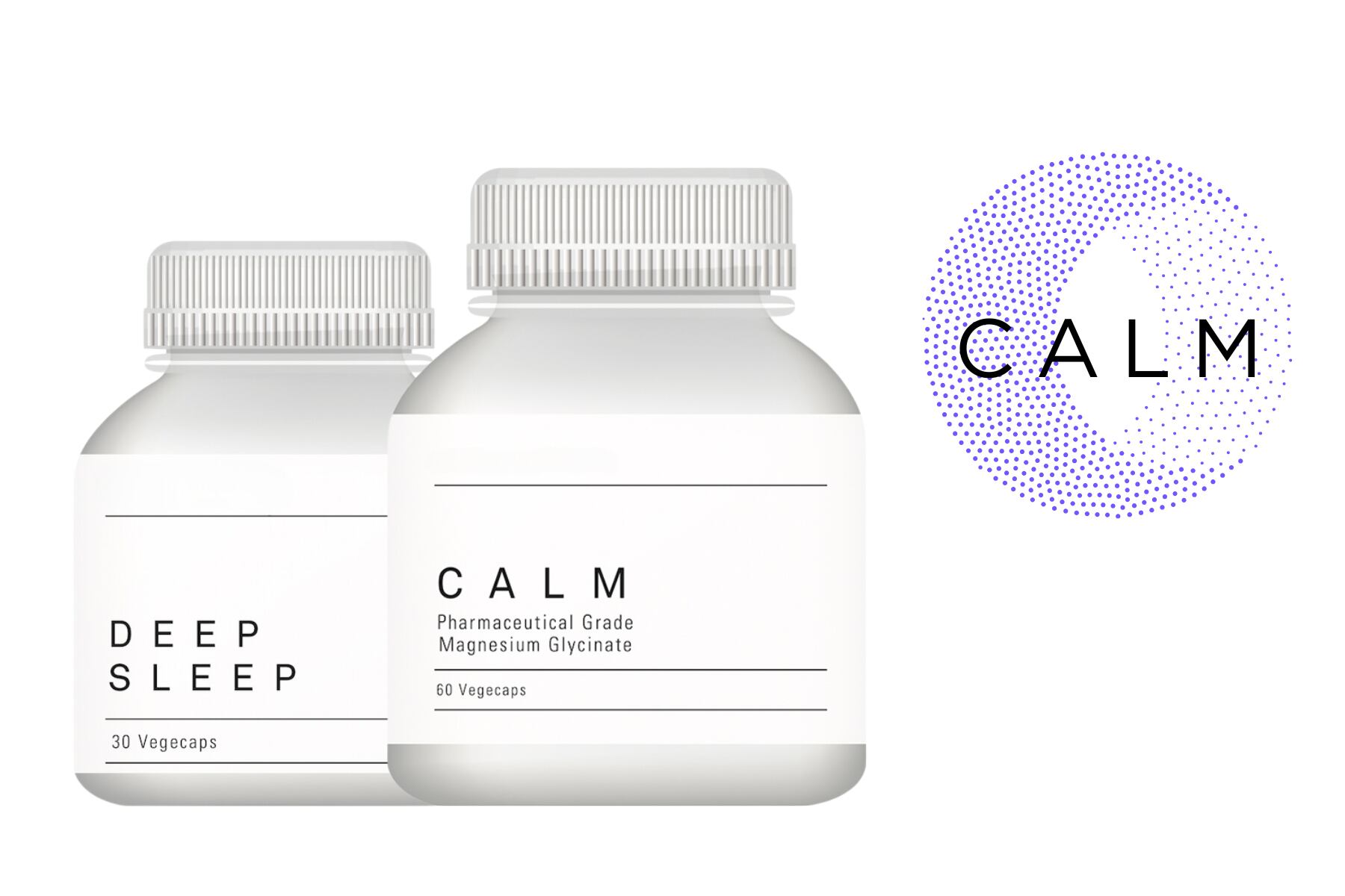 CALM + DEEP SLEEP is a combination designed for rebuilding magnesium levels and refreshing sleep routine.