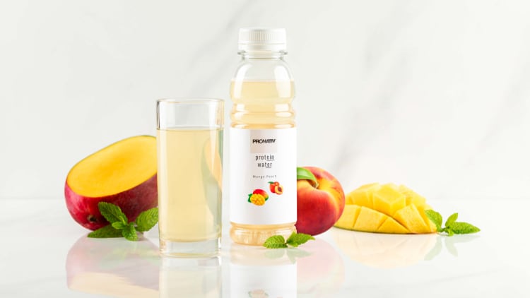 Develop clear protein water to target Asian health