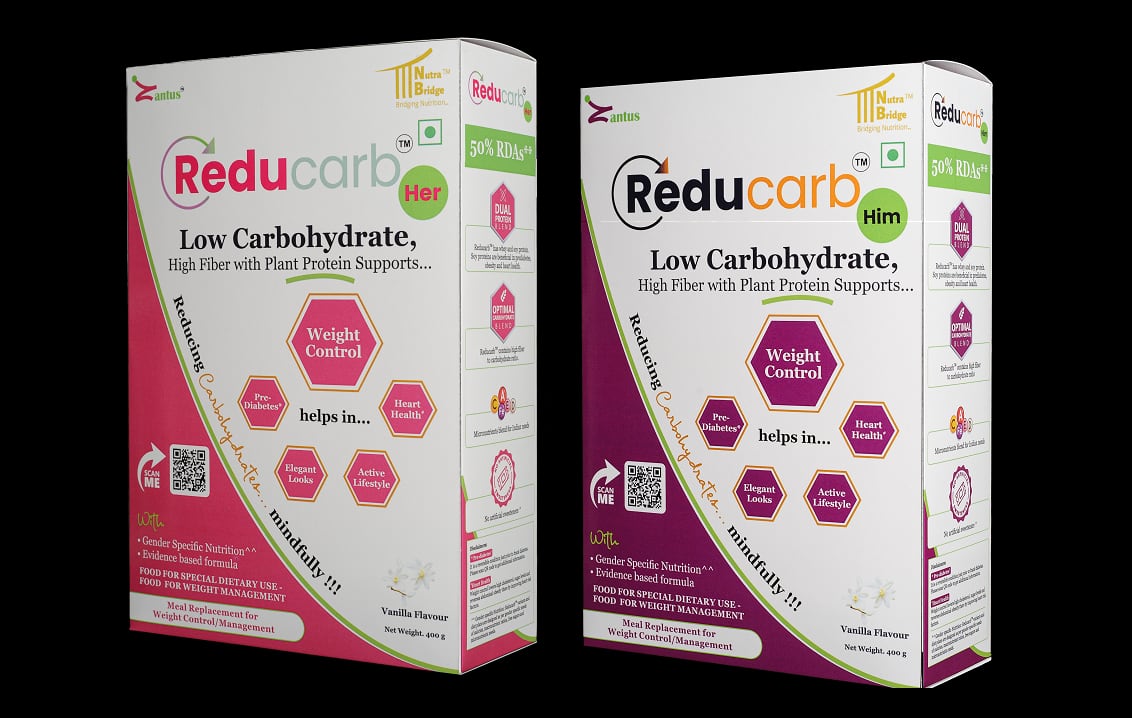 Reducarb is a meal replacement powder designed to be low in carbohydrates. It is made with whey protein isolate and soy protein as its main ingredients and comes in two versions to meet the specific nutritional needs of men and women.