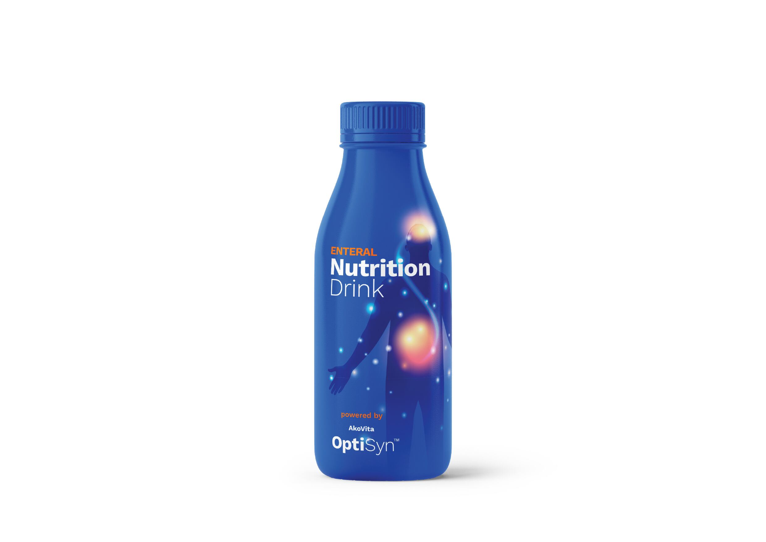A picture showing the prototype of AkoVita OptiSyn in the enteral drink format.