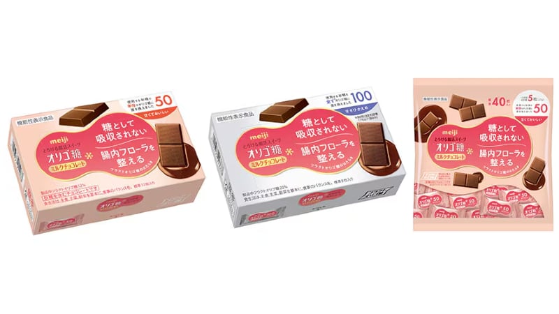 Gut-boosting treat: Meiji releases functional chocolate containing fructooligosaccharides