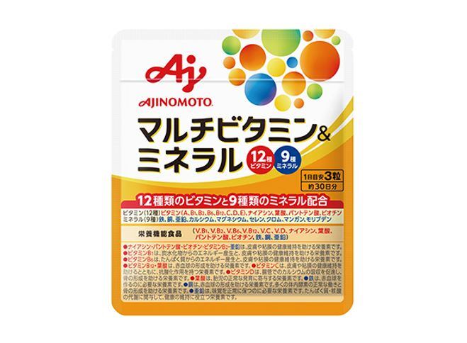 アミノ酸を超えて：味の素、初のマルチビタミン、ミネラルのサプリメントを発売