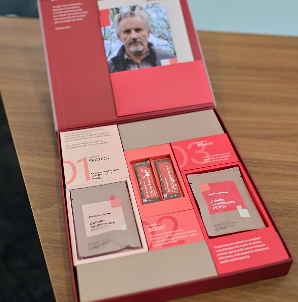 dsm-firmenich has developed a three-step nutraceutical solution for tackling cellular senescence.