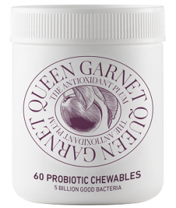 queen garnet probiotic chewables