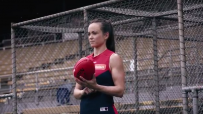 Melbourne Women's Football Club captain Daisy Pearce features in this year's campaign.