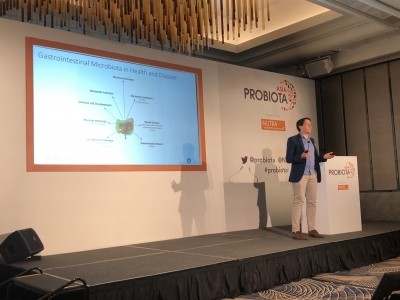 Sam Forster, research group head, microbiota and systems biology,centre for innate immunity and infectious diseases, Hudson institute of medical research at Probiota Asia Summit in Singapore.