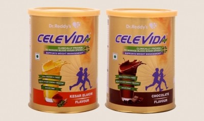 The diabetic drink, Celevida, is currently available in two flavours, Kesar Elachi and Chocolate ©Dr Reddy's Laboratories