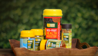 The dry fruit refresher is one of the key health foods products at BhookhaHaathi. ©BhookhaHaathi