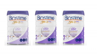 Sales revenue of Biostime goat milk infant formula soared 96.3 per cent in China in Q1 this year. ©Getty Images 