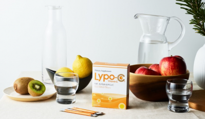 Lypo-C contains vitamin C encapsulated in liposomes. © Lypo-C Facebook 