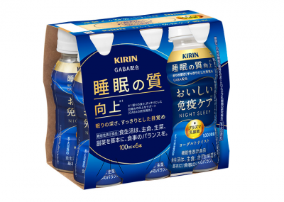 Kirin launched Kirin Oishii Immune Care Sleep on October 3, which the company said would be an opportunity to further expand the reach of the product series and make immune care a habit.© Kirin 