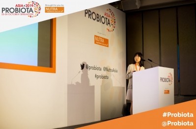 Rieko Shofu, president & CEO, Sensing Asia, at Probiota Asia Summit in Singapore