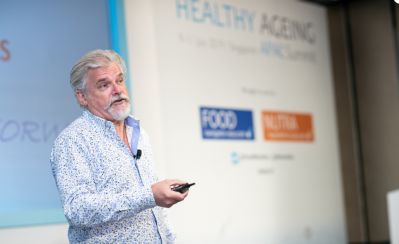 Dave McCaughan, founder of Bibliosexual. Healthy Ageing APAC Summit 2019 