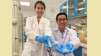 The researchers involved in this project are Tan Li Ling, PhD student at Nanyang Technological University (NTU) and Associate Prof Joachim Loo from NTU's School of Materials Science & Engineering. ©NTU