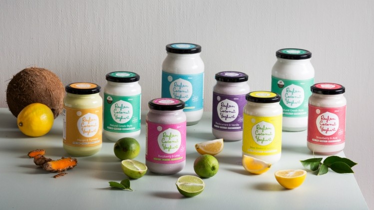 The coconuts used to produce the Raglan Coconut Yoghurt are grown without the use of fertilisers, sprays or pesticides, and the yoghurts are flavoured purely with fruit puree.