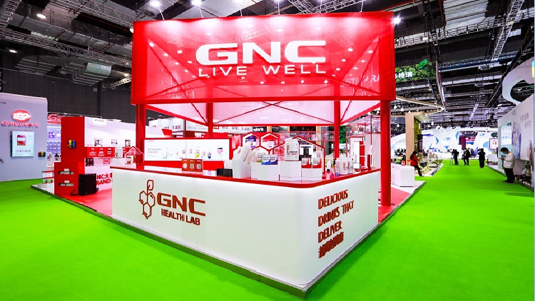 GNC's booth at this year's CIIE. ©GNC China 