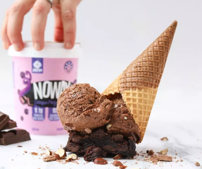 ATP Science has launched a high protein, low calorie, low sugar ice-cream under the Noway brand. ©ATP Science 