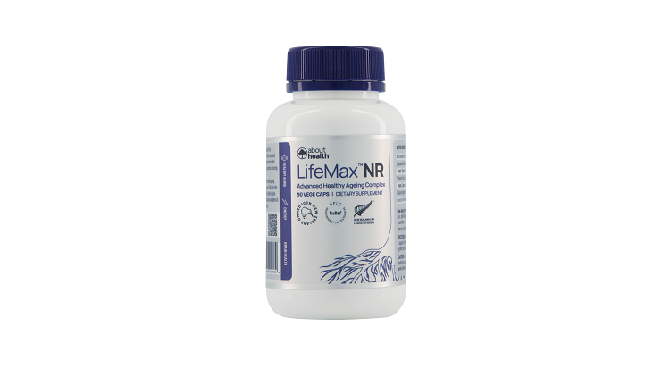 About Health's latest launch - LifeMax NR - a multi-ingredient nicotinamide riboside (NR) -based product. 