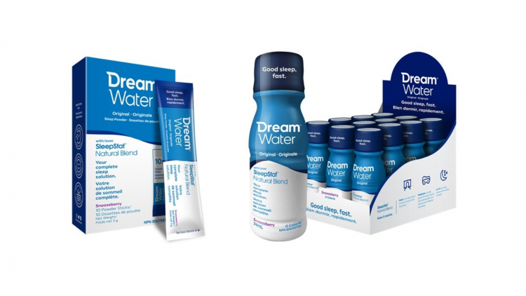 In addition to the original Dream Water sleep shot, the product is also available in powdered form, as well as in new formulations such as a health and beauty product, which contains collagen and biotin.