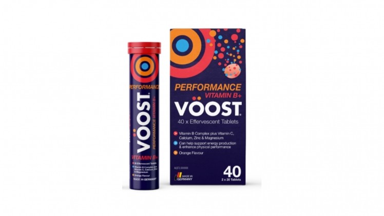 VÖOST Performance comes in packs of either 20 or 40 tablets, and contains vitamins B and C, along with magnesium, zinc and calcium.