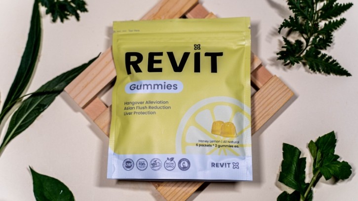 REVIT is eyeing a bigger market share in the anti-hangover category with its gummy product. ©REVIT