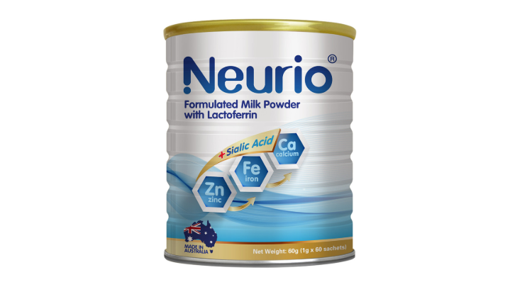 Jatenergy's Neurio - a lactoferrin-enriched milk powder. 