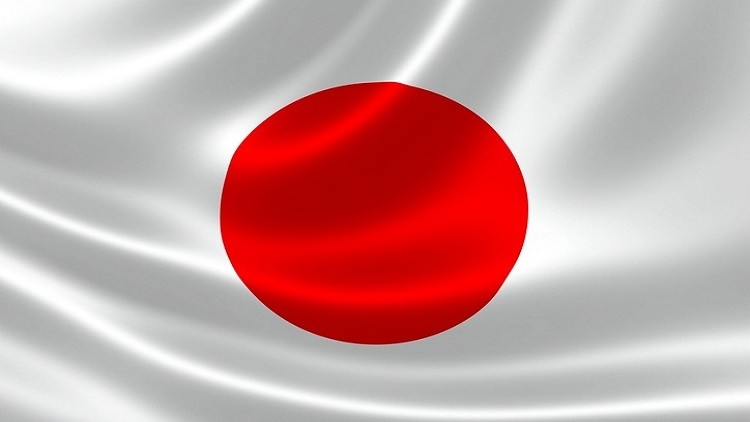 The flag of Japan. © Getty Images