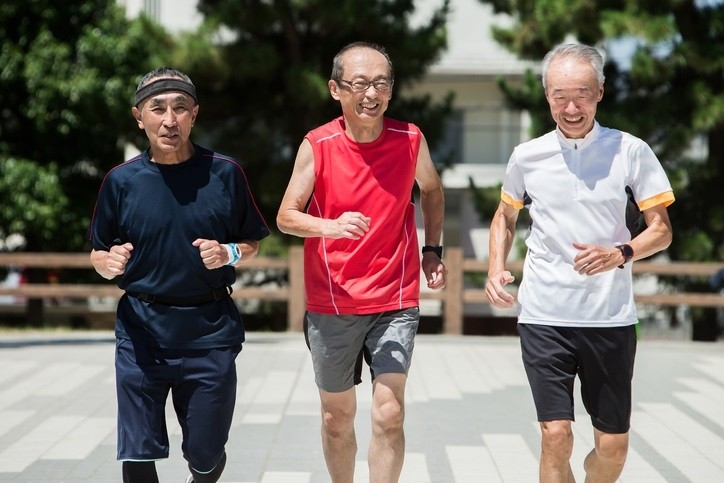 A group of seniors jogging. ©Getty Images 