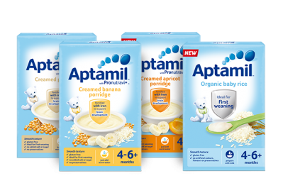 Danone's Aptamil infant formula is now available in India.