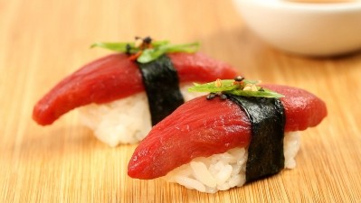 Ahimi, a plant-based tuna that can be made into sushi. 