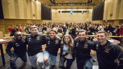LA Galaxy players conducted sports nutrition and fitness training in Japan and Indonesia, alongside Dr. Dana Ryan, Director of Sports Performance and Education at Herbalife Nutrition. ©Herbalife Nutrition