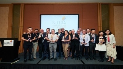 The winners of NutraIngredients-Asia awards this year. (Photo by Jasper Yeo)