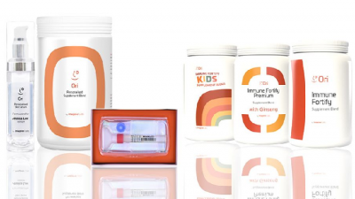'Ori by Imagene labs' has launched a number of health supplements targeted at strengthening the immune system, including a ginseng multi-vitamins blend. 