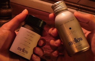 mellow’s existing lineup consist of a soda (100mL) containing 10mg of CBD, and a supplement containing 300mg of CBD, 3000mg of GABA and 300mg of L-cysteine. ©Mellow