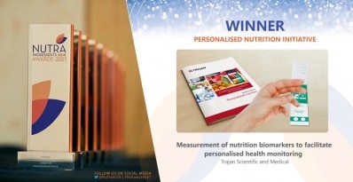 At the NutraIngredients-Asia Awards 2021, Trajan emerged as the winner in the personalised nutrition category. ©NutraIngredients-Asia