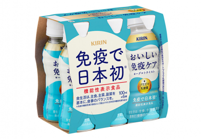 Kirin Oishii Immune Care 100ml six PET bottle pack. ©Kirin 