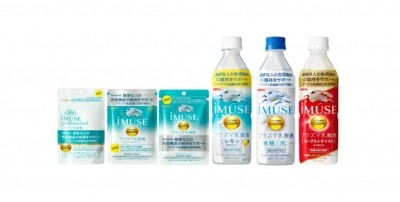 Kirin has launched its iMUSE Functional Food brand with six new products containing Lactococcus lactis strain Plasma registered as functional foods with immune support function, the first in Japan ©Kirin