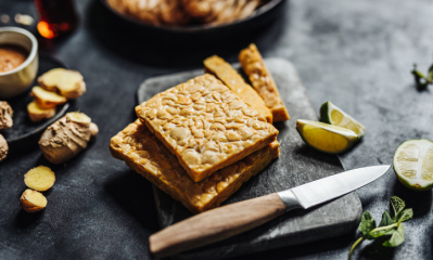 Tempeh is one of the Lactobacillus plantarum sources which My Myracle produces its postbiotics from. ©Getty Images