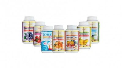 Enriched with vitamins B2, B6 and C, the range consists of seven flavours: Jeju tangerine, blueberry, strawberry, yoghurt, banana, milk, and fruits and yoghurt.
