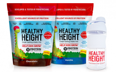 Healthy Height is a protein shake that helps children between three and nine grow in height. 
