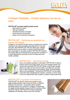 Collagen Peptides – Protein delivery can be so easy